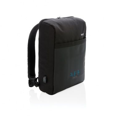 Logotrade corporate gift image of: Swiss Peak 15" anti-theft RFID & USB backpack PVC free