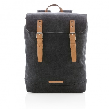 Logotrade promotional gift image of: Canvas laptop backpack PVC free