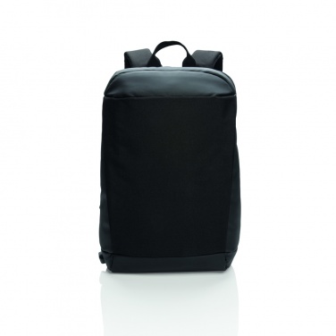 Logo trade corporate gifts image of: Madrid anti-theft RFID USB laptop backpack PVC free