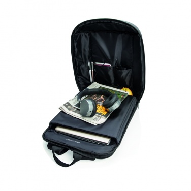 Logotrade promotional product image of: Madrid anti-theft RFID USB laptop backpack PVC free