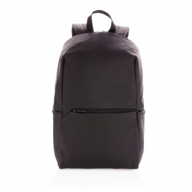 Logo trade advertising product photo of: Smooth PU 15.6"laptop backpack