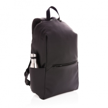 Logo trade promotional merchandise image of: Smooth PU 15.6"laptop backpack