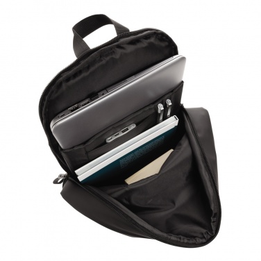 Logo trade promotional items picture of: Smooth PU 15.6"laptop backpack