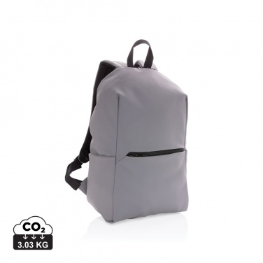 Logotrade advertising products photo of: Smooth PU 15.6"laptop backpack