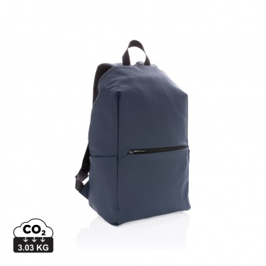 Logo trade promotional item photo of: Smooth PU 15.6"laptop backpack