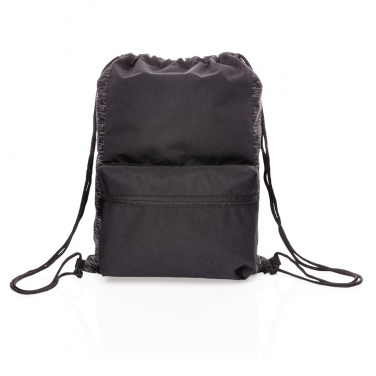 Logotrade promotional gifts photo of: AWARE™ RPET Reflective drawstring backpack