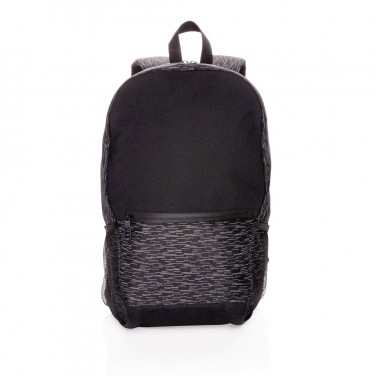 Logo trade promotional merchandise picture of: AWARE™ RPET Reflective laptop backpack