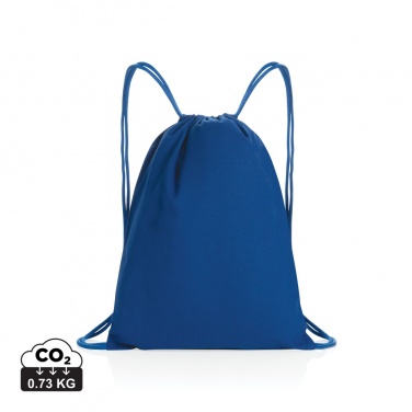 Logotrade corporate gift picture of: Impact AWARE™ recycled cotton drawstring backpack 145g