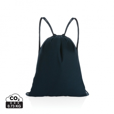 Logotrade promotional gift image of: Impact AWARE™ recycled cotton drawstring backpack 145g