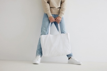 Logo trade promotional gifts picture of: Impact AWARE™ Recycled cotton shopper 145g