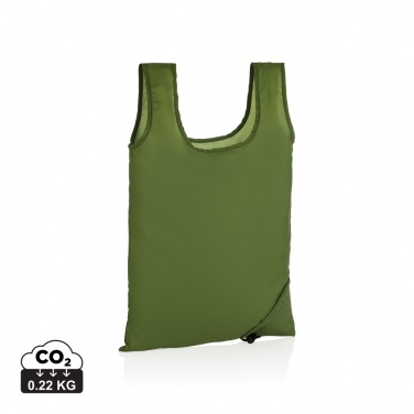 Logo trade promotional merchandise image of: Impact AWARE™ RPET 190T foldable shopper