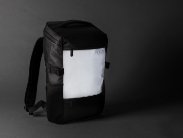 Logotrade promotional merchandise picture of: PU high visibility easy access 15.6" laptop backpack