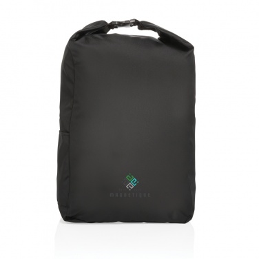 Logo trade advertising product photo of: Impact AWARE™ RPET lightweight rolltop backpack