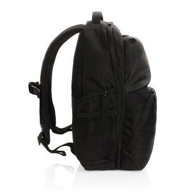 Logo trade promotional products picture of: Swiss Peak AWARE™ RPET 15.6 inch commuter backpack