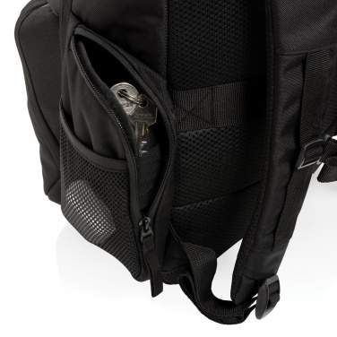 Logo trade advertising products image of: Swiss Peak AWARE™ RPET 15.6 inch commuter backpack