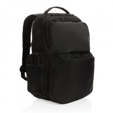 Logo trade advertising products image of: Swiss Peak AWARE™ RPET 15.6 inch commuter backpack