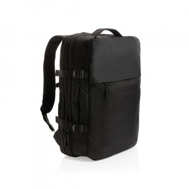 Logotrade advertising products photo of: Swiss Peak AWARE™ RPET 15.6' expandable weekend backpack