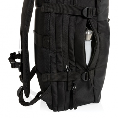 Logo trade advertising products image of: Swiss Peak AWARE™ RPET 15.6' expandable weekend backpack