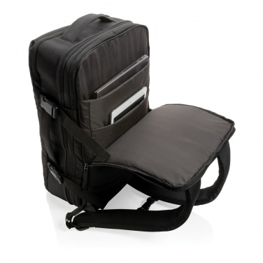 Logotrade promotional merchandise image of: Swiss Peak AWARE™ RPET 15.6' expandable weekend backpack
