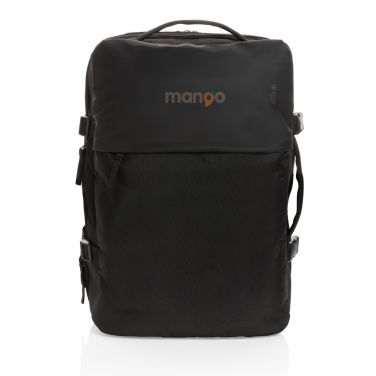 Logotrade promotional item image of: Swiss Peak AWARE™ RPET 15.6' expandable weekend backpack
