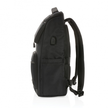 Logotrade promotional giveaway image of: Swiss Peak AWARE™ RPET Voyager 15.6" laptop backpack