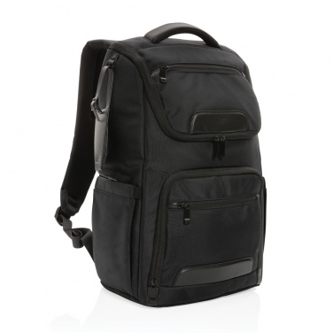 Logotrade advertising products photo of: Swiss Peak AWARE™ RPET Voyager 15.6" laptop backpack