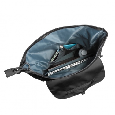 Logo trade promotional product photo of: Impact AWARE™ RPET water resistant 15.6" laptop backpack