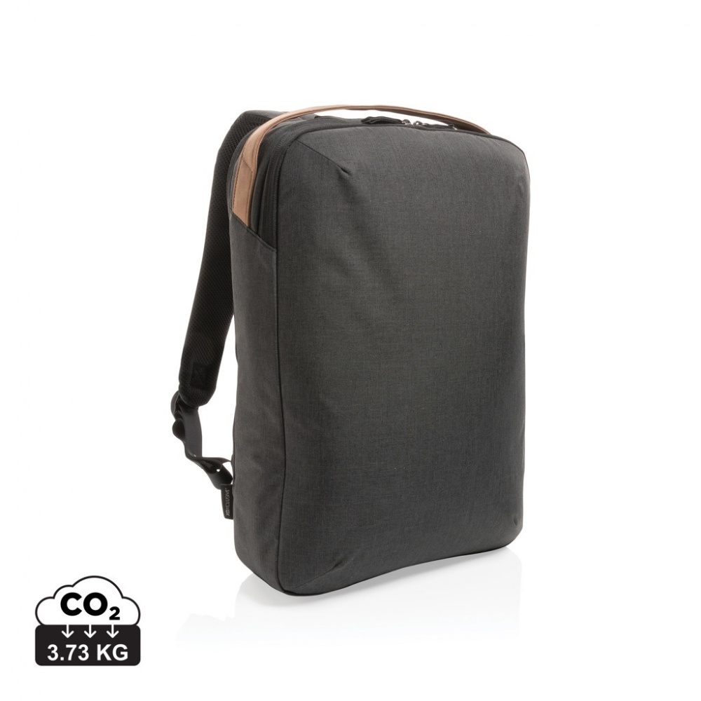 Logo trade promotional items image of: Impact AWARE™ 300D two tone deluxe 15.6" laptop backpack