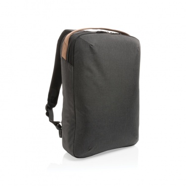 Logotrade promotional gift image of: Impact AWARE™ 300D two tone deluxe 15.6" laptop backpack