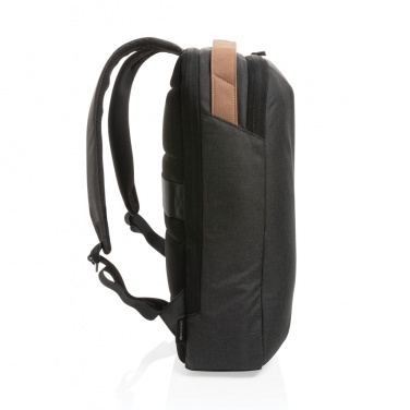 Logotrade promotional merchandise image of: Impact AWARE™ 300D two tone deluxe 15.6" laptop backpack