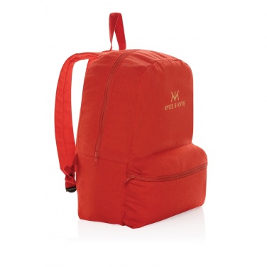 Logo trade corporate gift photo of: Impact Aware™ 285 gsm rcanvas backpack