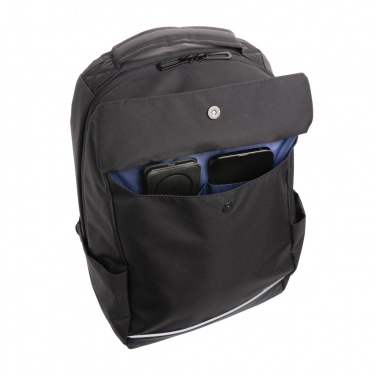 Logo trade promotional merchandise image of: Swiss Peak Brooke AWARE™ RPET daily 15.6" laptop backpack