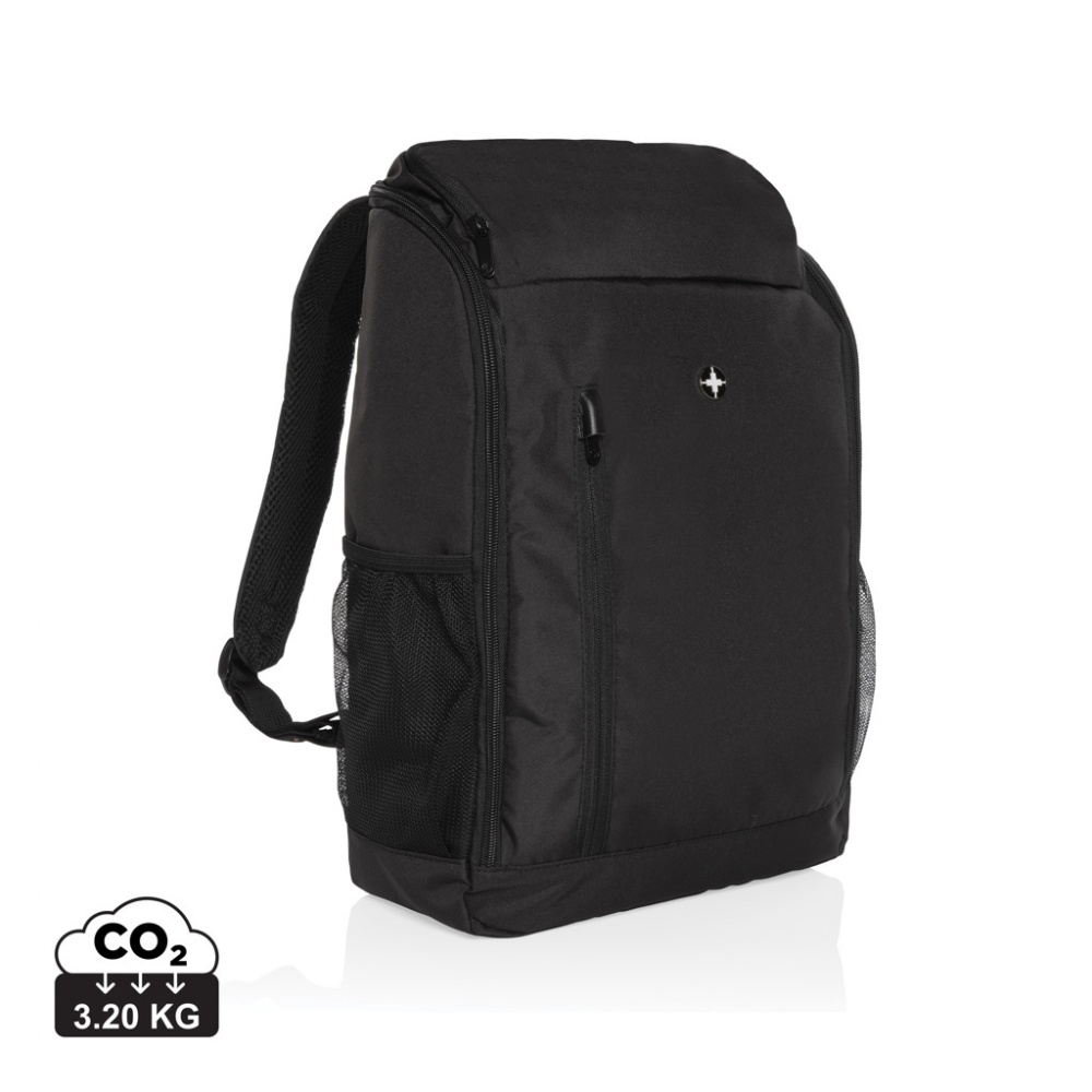 Logotrade promotional giveaway image of: Swiss Peak AWARE™ easy access 15.6'' laptop backpack