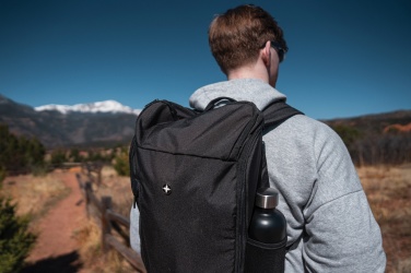 Logo trade promotional giveaway photo of: Swiss Peak AWARE™ easy access 15.6'' laptop backpack