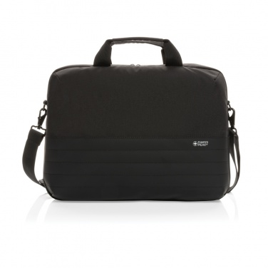 Logo trade advertising product photo of: Swiss Peak AWARE™ RFID 15.6'' laptop bag