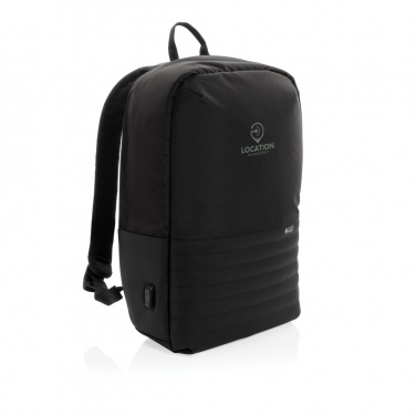 Logotrade promotional merchandise picture of: Swiss Peak AWARE™ RFID anti-theft 15.6'' laptop backpack