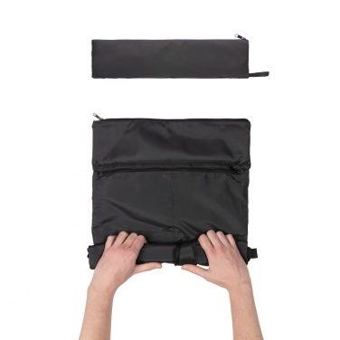 Logotrade business gift image of: Dillon AWARE™ RPET lightweight foldable backpack
