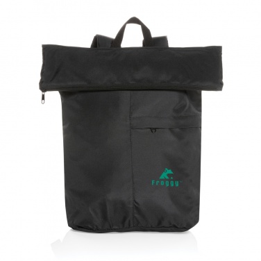 Logotrade promotional product picture of: Dillon AWARE™ RPET lightweight foldable backpack