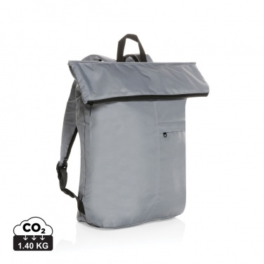 Logo trade promotional product photo of: Dillon AWARE™ RPET lightweight foldable backpack