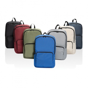 Logo trade advertising products picture of: Dillon AWARE™ RPET foldable classic backpack