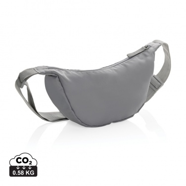 Logotrade business gift image of: Crescent AWARE™ RPET half moon sling bag