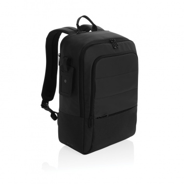Logotrade promotional item picture of: Armond AWARE™ RPET 15.6 inch deluxe laptop backpack