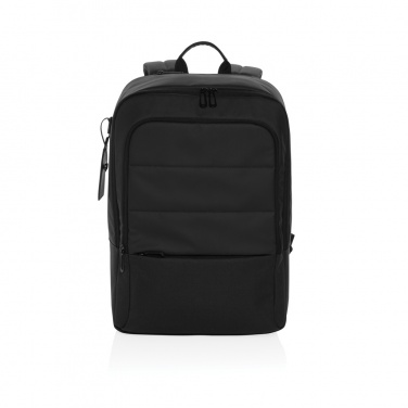 Logotrade advertising product picture of: Armond AWARE™ RPET 15.6 inch deluxe laptop backpack