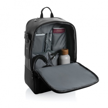 Logo trade promotional item photo of: Armond AWARE™ RPET 15.6 inch deluxe laptop backpack