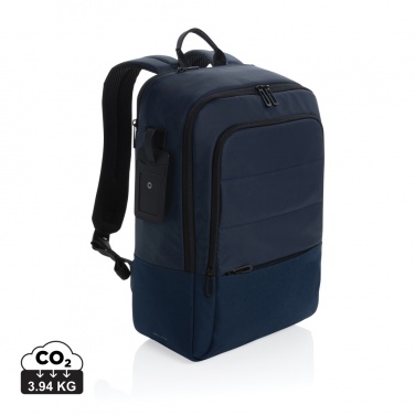 Logotrade promotional giveaway image of: Armond AWARE™ RPET 15.6 inch deluxe laptop backpack