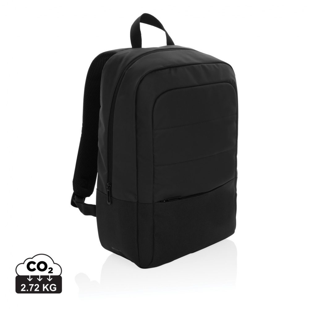 Logo trade advertising products image of: Armond AWARE™ RPET 15.6 inch standard laptop backpack