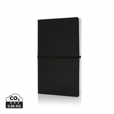 Logo trade promotional giveaway photo of: Deluxe softcover A5 notebook