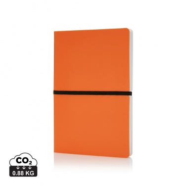 Logo trade promotional item photo of: Deluxe softcover A5 notebook