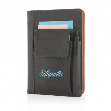 Logotrade promotional products photo of: Notebook with phone pocket