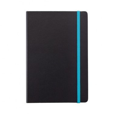 Logotrade corporate gift picture of: Deluxe hardcover A5 notebook with coloured side